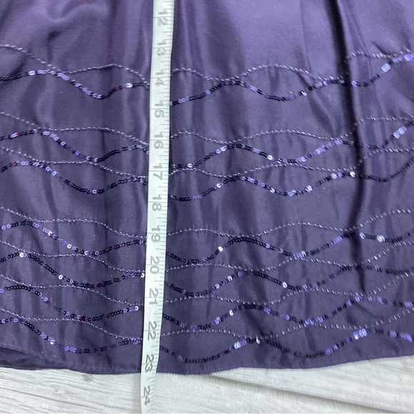NWT Talbots Silk Beaded/Sequin Skirt - Picture 4 of 9